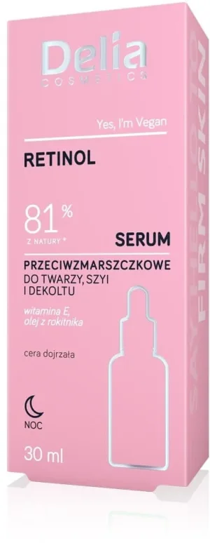 DELIA RETINOL Ser antirid pentru față, gât și ...