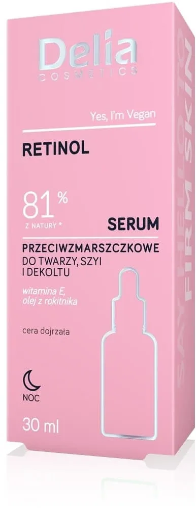 DELIA RETINOL Ser antirid pentru față, gât și ... Delia Cosmetics — preț și oferte