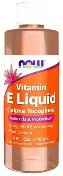 Now Foods - Vitamina E lichidă 118 ml — preț și oferte