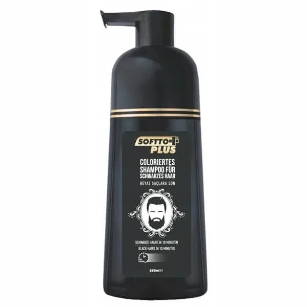 Softto Plus Șampon colorant pentru păr cărunt Black ... — preț și oferte