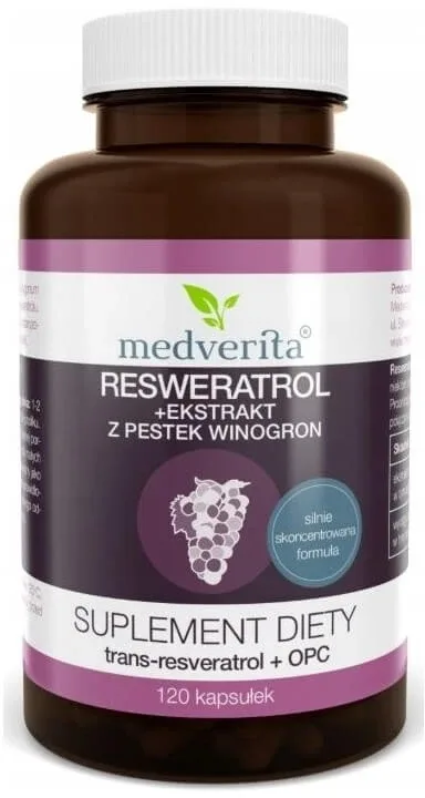 Medverita Resveratrol + OPC 120 capsule — preț și oferte