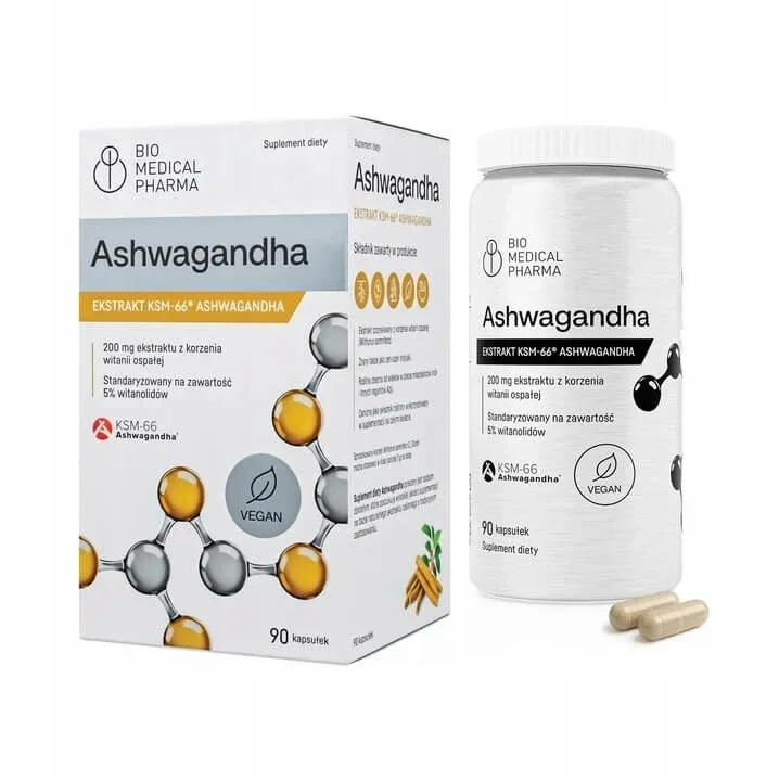 Bio Medical Pharma Ashwagandha Extract KSM-66 90 capsule — preț și oferte