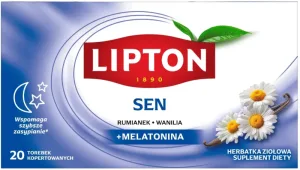 Lipton Sleep ceai de plante cu melatonină 20 pungi