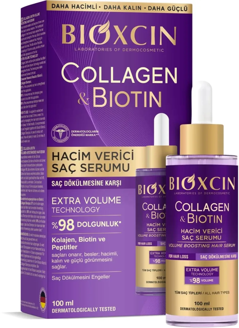 Bioxcin Colagen & Biotin Ser pentru păr 100 ml — preț și oferte