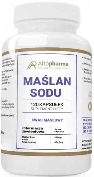 Altopharma Butirat de sodiu 120 capsule