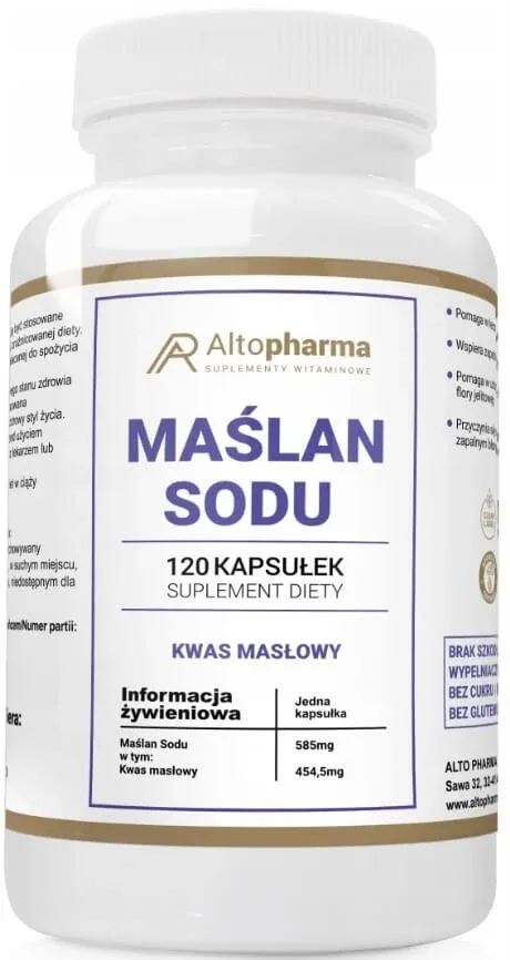 Altopharma Butirat de sodiu 120 capsule — preț și oferte