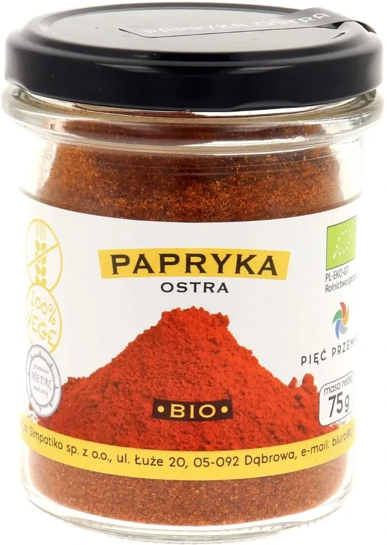 Five Transformations Ardei iute măcinat fără gluten BIO 75 g — preț și oferte