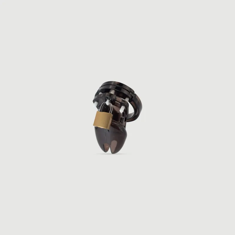 Lock My Cock Cușcă de castitate din plastic cu încuietoare - negru — preț și oferte