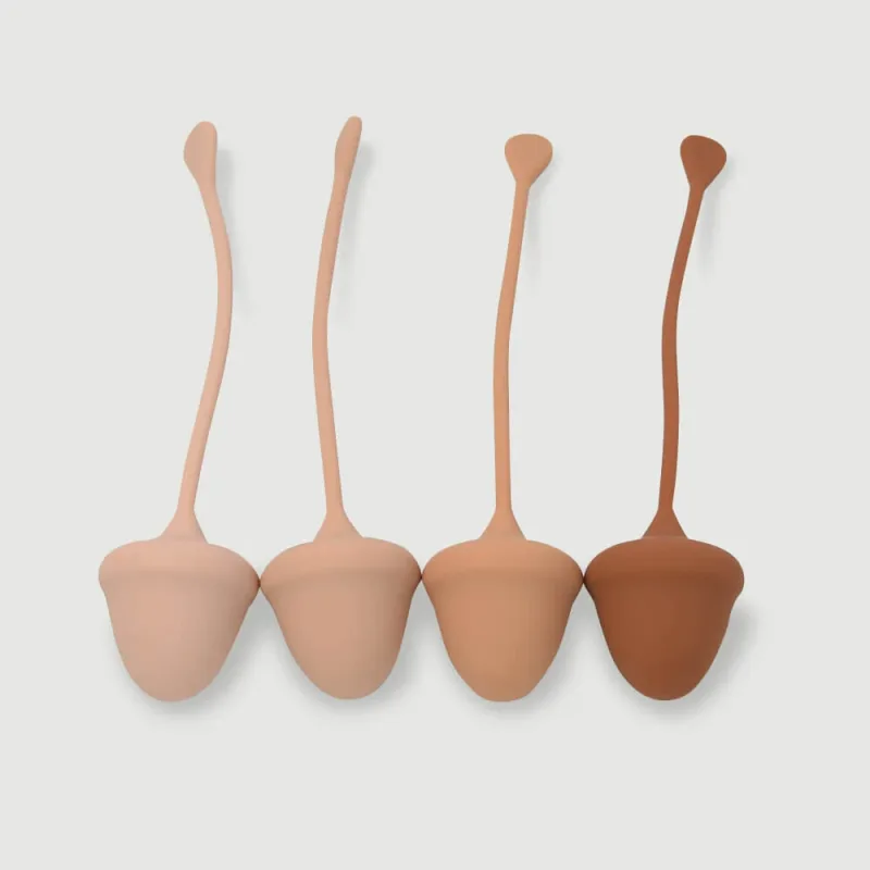 Sexopolis Wellness Kegel Exerciser Cherry Premium Silicone Kegel Balls Set - Brown — preț și oferte