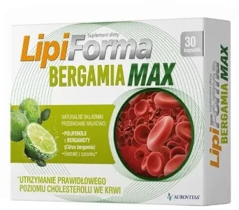Lipiforma Bergamia Max 30 capsule — preț și oferte