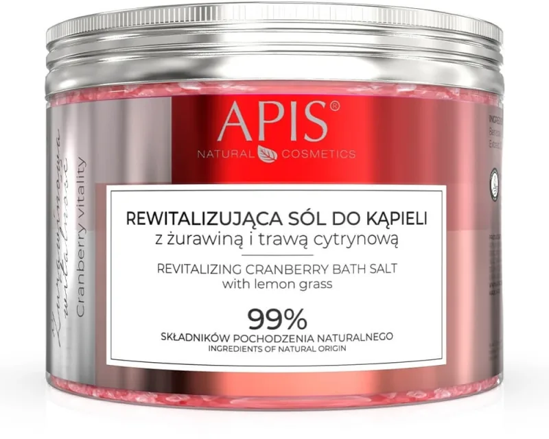 Apis Natural Cosmetics Cranberry Vitality sare de baie ... — preț și oferte