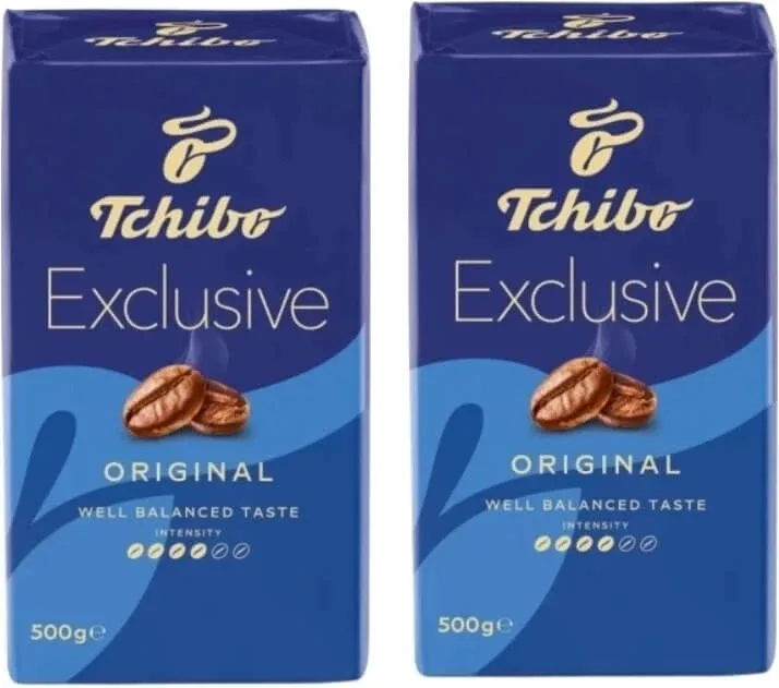 Tchibo Exclusive Cafea măcinată 500 g Multi-pack x 2 — preț și oferte