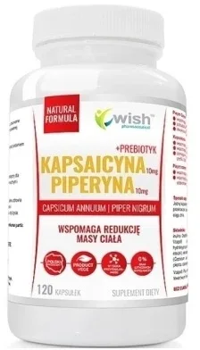 Wish Capsaicin + Piperine 120 capsule