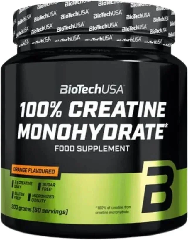 BioTech SUA Creatină monohidrat 100% portocaliu 300 g — preț și oferte