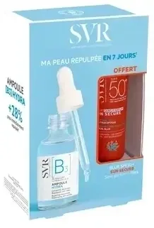 SVR Set Fiolă B3 Ser + SUN SECURE BLUR Fără parfum ... — preț și oferte