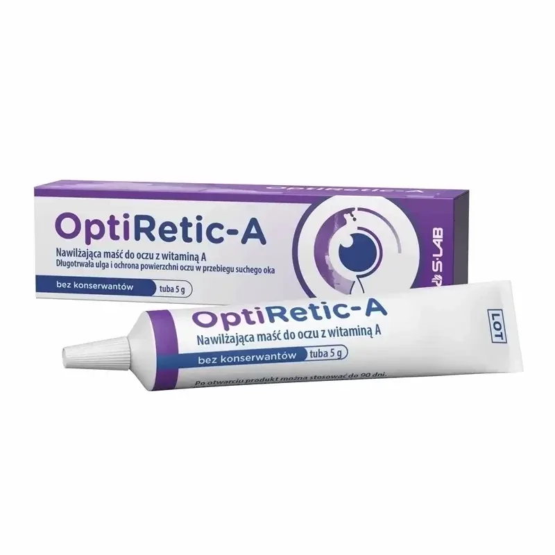 OptiRetic-A Unguent hidratant pentru ochi 5 g — preț și oferte