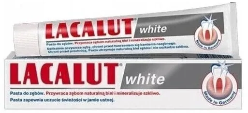 Lacalut White Pastă de dinți de albire 75 ml — preț și oferte