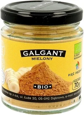 Cinci transformări Galganthus măcinat BIO 70 g — preț și oferte