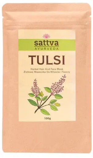 Sattva mască pe bază de plante pentru față și păr tulsi 100 g Sattva Ayurveda — preț și oferte