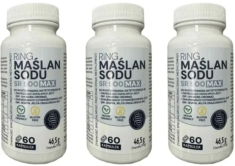 Ring Butirat de sodiu SR 500 Max 60 capsule Multi-pack x 3 — preț și oferte