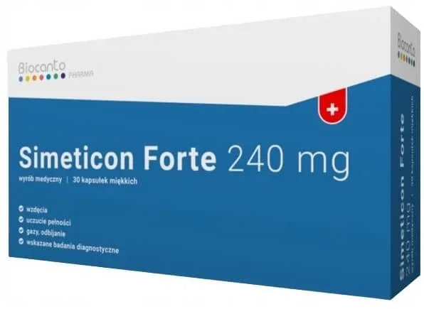 Simeticon Forte 240 mg 30 capsule — preț și oferte