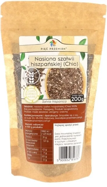 Five Transformations Semințe de chia 200 g — preț și oferte