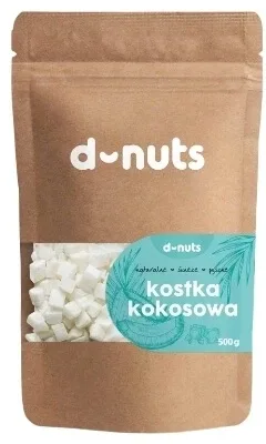 D-nuts Cuburi de nucă de cocos 500 g — preț și oferte
