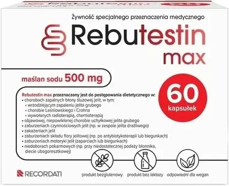 Rebutestin Max 500 mg 60 capsule — preț și oferte