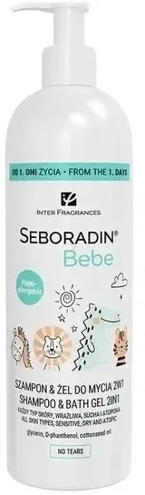 SEBORADIN BEBE Șampon și gel de spălare 2în1 500 ml — preț și oferte