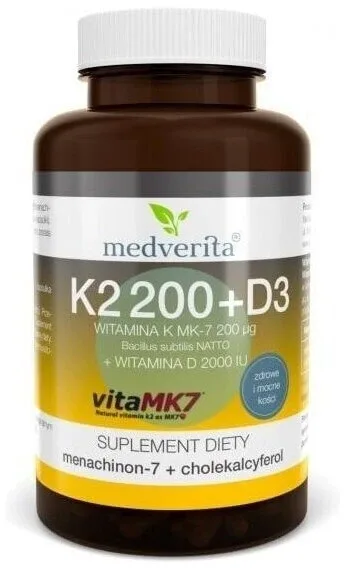 Medverita Vitamina K2 200 + D3 60 capsule — preț și oferte