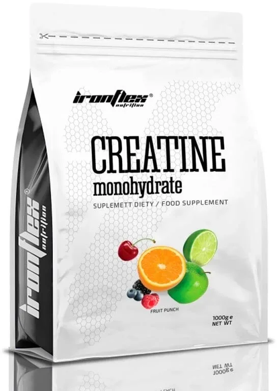 IronFlex Creatine Monohydrate Punch de fructe 1000g — preț și oferte