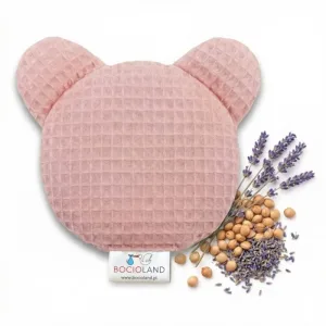 Bocioland Cherry kernel termofor cu lavandă, urs waffle, ...