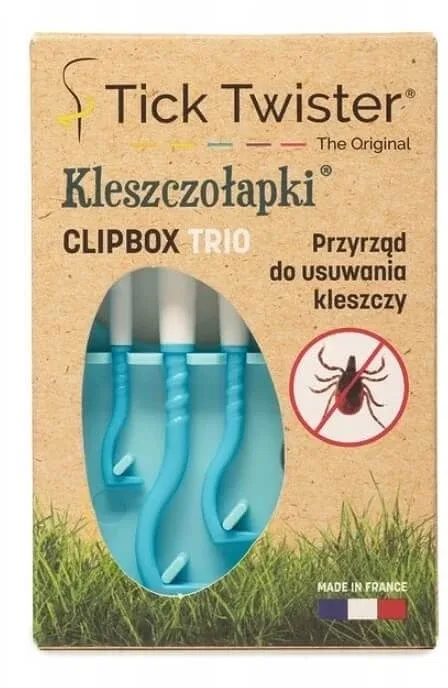Capcane pentru căpușe Tick Twister CLIPBOX Trio 3 bucăți — preț și oferte