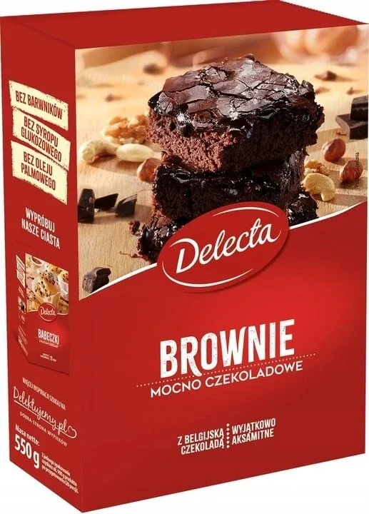 Delecta Brownie Cake 550 g — preț și oferte