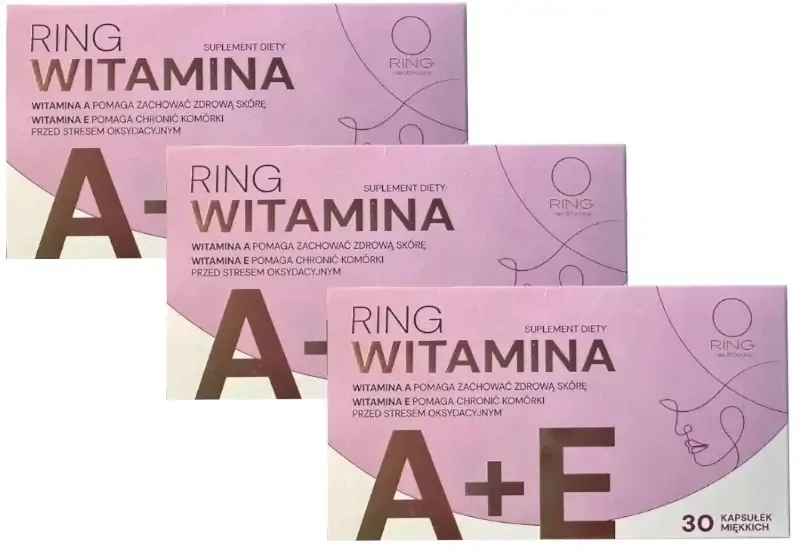 Ring Vitamina A + E 30 capsule Multipack x 3 — preț și oferte