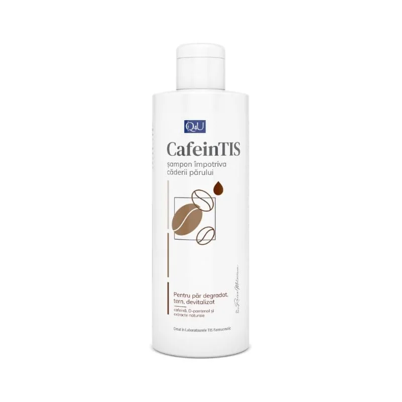 Sampon impotriva caderii parului CafeinTis Q4U, 250 ml, Tis Farmaceutic — preț și oferte