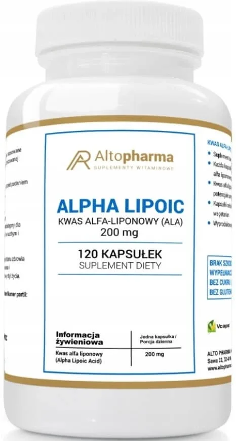 Altopharma Acid alfa lipoic ALA 120 capsule — preț și oferte