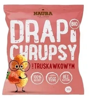 Naura Drapi chipsuri BIO căpșuni 50 g — preț și oferte