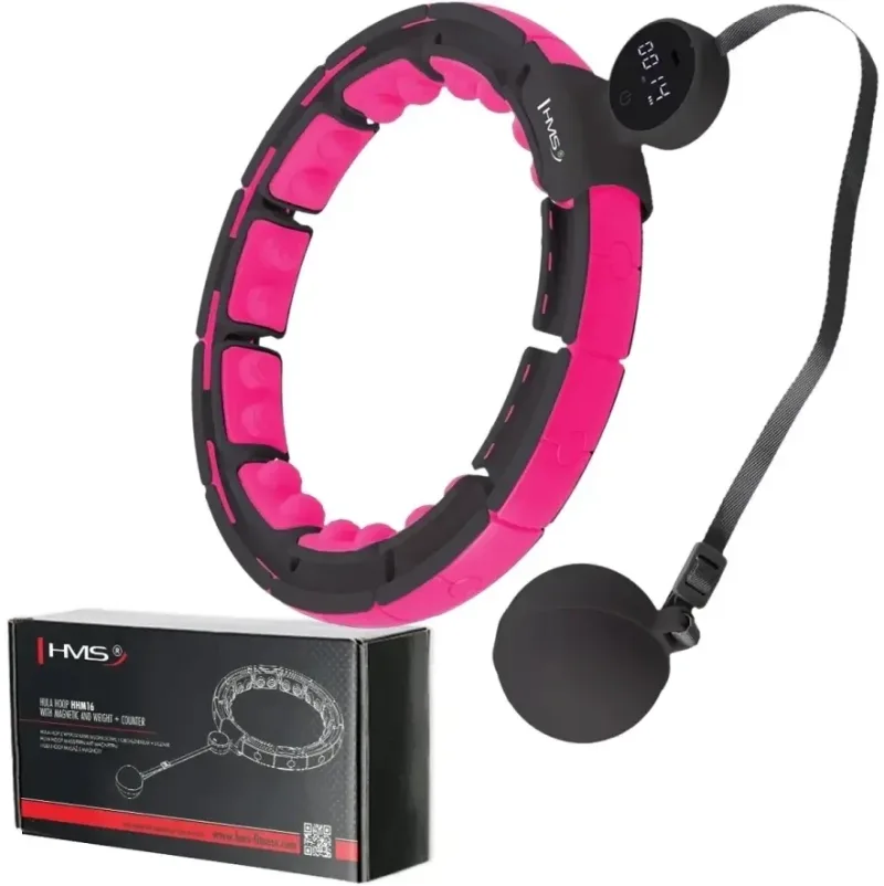 Abisal HHM16 hula hop negru / roz cu magneți și greutate ... — preț și oferte