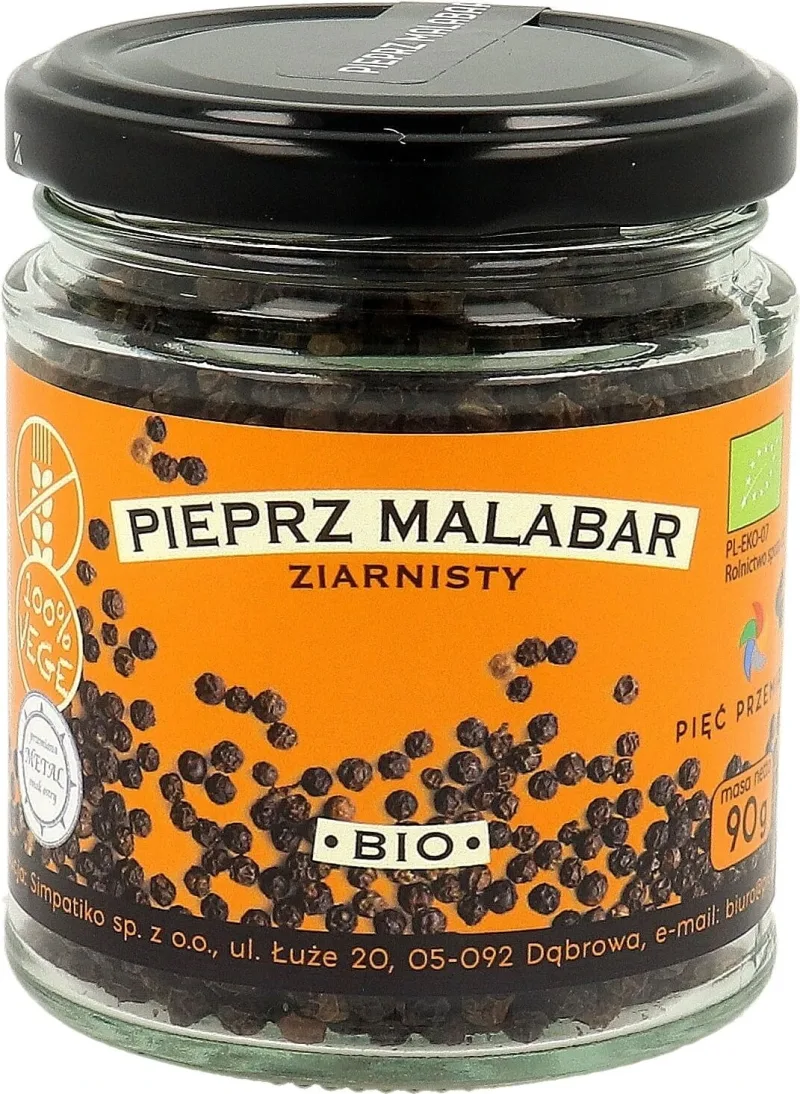 Cinci transformări Grainy Malabar Pepper BIO 90 g — preț și oferte