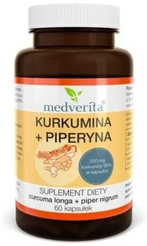 Medverita Curcumin + Piperine 60 capsule