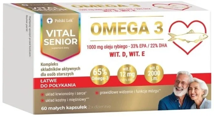 Vital Senior Omega 3 60 capsule — preț și oferte