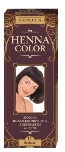 VENITA HENNA COLOR Loțiune colorantă pe bază de plante 17 Aubergine ... — preț și oferte