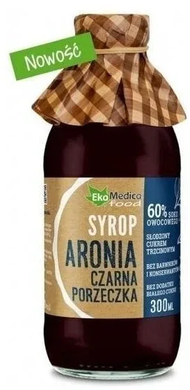 Ekamedica Sirop chokeberry coacăz negru 300 ml — preț și oferte