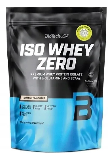 BioTech Statele Unite ale Americii Iso Whey Zero proteine Aroma Tiramisu 454 g — preț și oferte