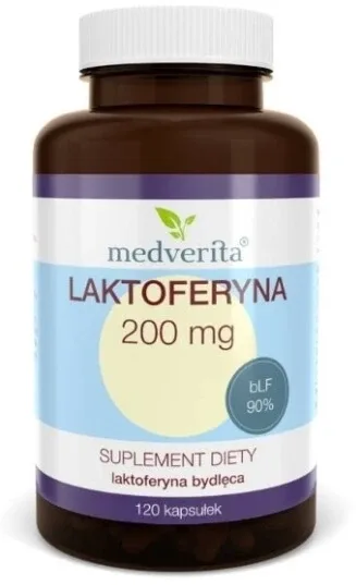 Medverita Lactoferrin Forte 200 mg 120 capsule — preț și oferte