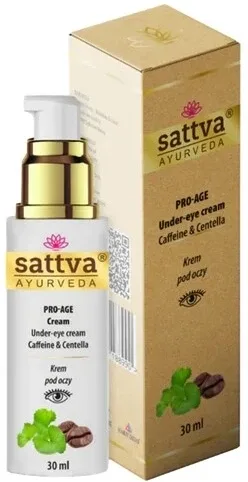 Sattva Pro Age Under Eye Cream cu cofeină și ... Sattva Ayurveda — preț și oferte