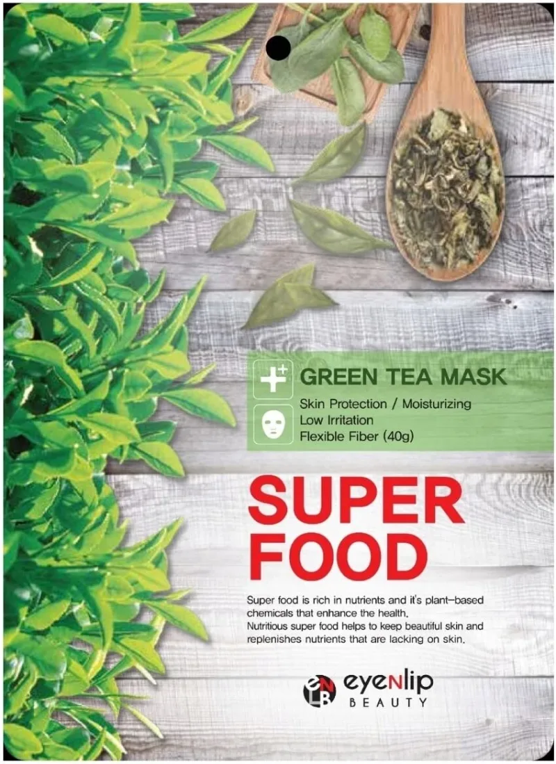 EYENLIP Super Food Green Tea Mask Sheet Mask 23 ml — preț și oferte