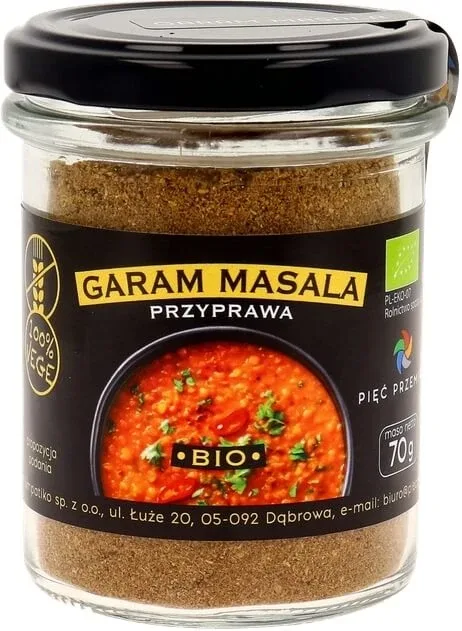 Cinci transformări Garam masala BIO 70 g — preț și oferte