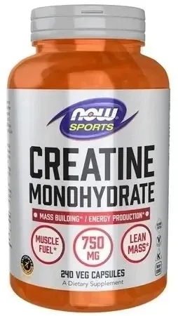 Now Foods Creatină monohidrat 750 mg 240 capsule — preț și oferte